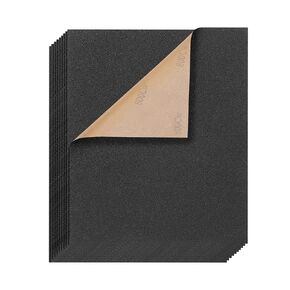 20Pcs Wet Dry Sandpaper Sheets, 9’’ x 11’’ Premium Silicon Carbide Auto Sand Paper (Grit 400)