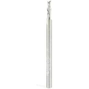 Amana Tool - 46239 Solid Carbide Spiral Plunge 3/32 Dia x 1/4 x 1/8 Shank x 2" Long Do