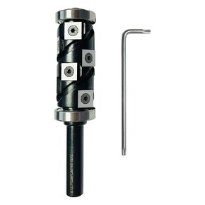 Spiral Flush Trim Router Bit 1/2 Inch Shank with Double Bearing