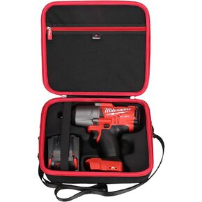 Mchoi Hard Case Suitable for Milwaukee 2767-20 M18 FUEL High Torque 1/2" Impact Wrench, Waterproof Shockproof Impact Wrench Protective Case, Case Only