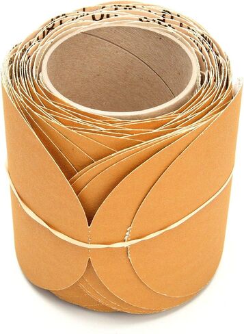 3M Stikit Paper Disc Roll 363I, PSA Attachment, Aluminum Oxide, 5" Diameter, 180 Grit (Pack of 1) in Saudi Arabia