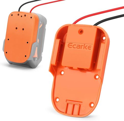 محول بطارية عجلات الطاقة من Ecarke لRidgid AEG 18 فولت بطارية ليثيوم مفرطة موصل الطاقة محول البطارية 12 قياس الروبوتات لشاحنة سيارة لعبة RC DIY، دراجة إلكترونية in Kuwait