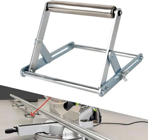 حامل منشار ميتري قابل للتعديل من تريند (150)، سعة 140 رطل، إطار دعم آلة القطع قابل للتعديل، تعديل الارتفاع من 2 بوصة إلى 6.3 بوصة، R/STAND/A in Kuwait