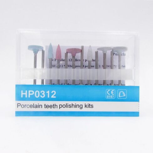 12pcs Porcelain Polishing Kits HP-0312 Used for Low-speed Hand Tool in Saudi Arabia