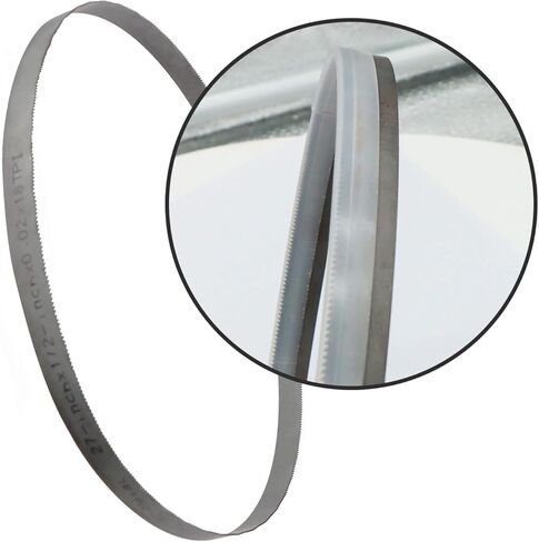 شفرة منشار شريطي مقاس 27 بوصة من Wulankd، 18 TPI، لـ M48-39-0527، شفرة منشار شريطية محمولة، بسُمك 0.02 بوصة، شفرة منشار ثنائية المعدن مدمجة، متوافقة مع DeWalt DCS377، 3 عبوات in Kuwait