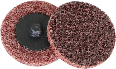 50 Pcs 2Inch Maroon Quick Change Surface Prep Conditioning Discs, for Metal Surface Treatment, Cleaning, Polishing, and Deburring in Saudi Arabia