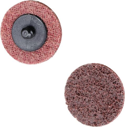 50 Pcs 2Inch Maroon Quick Change Surface Prep Conditioning Discs, for Metal Surface Treatment, Cleaning, Polishing, and Deburring in Saudi Arabia