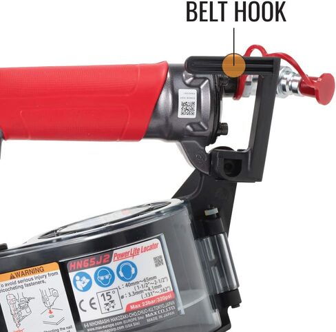 جهاز تثبيت المسامير المعدني بملف الضغط العالي PowerLite HN65J2 حتى 2-1/2 بوصة in Kuwait