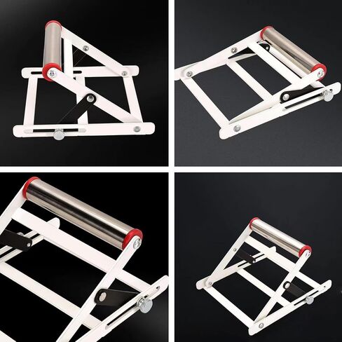 Adjustable Cutting Machine Support Frame, Table Saw Stand Height Adjustable,Cutting Machine Attachment，Material Rack（2pc）, white in Saudi Arabia