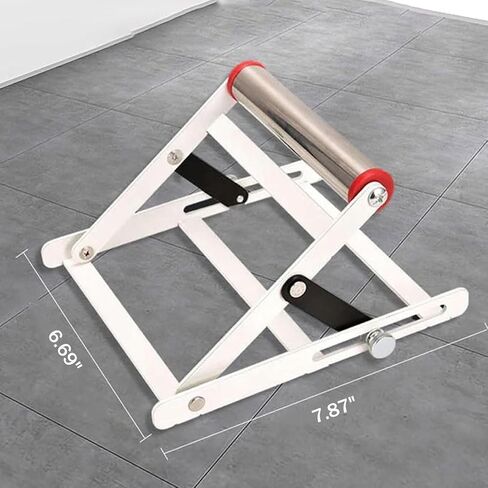 Adjustable Cutting Machine Support Frame, Table Saw Stand Height Adjustable,Cutting Machine Attachment，Material Rack（2pc）, white in Saudi Arabia