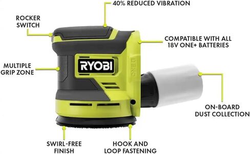 Buho 3 Woodworking Tool Accessory Bundle - Cordless 18 Volt Jig Saw Random Orbit Sander One Handed Router Tool Bag Zipper Pouch (Bare Tool Items, No Battery Included) in Kuwait