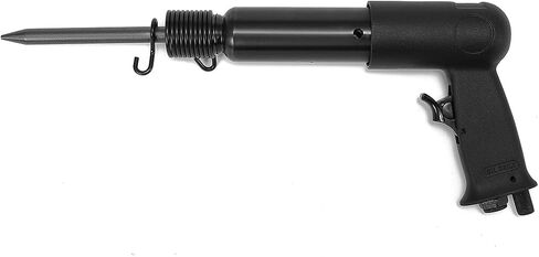 مجموعة مطرقة هوائية بإبرة خمول 190 درجة للخدمة الشاقة مع ملحق قشارة إبرة ومجموعة إزميل 4 قطع، قوية in Kuwait