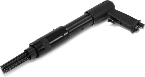 مجموعة مطرقة هوائية بإبرة خمول 190 درجة للخدمة الشاقة مع ملحق قشارة إبرة ومجموعة إزميل 4 قطع، قوية in Kuwait