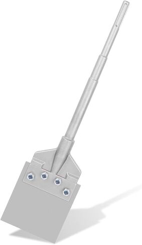 IPOLLOBIT Chisel SDS Max Chisel 6-inch Floor Scraper Chisel Bit Features A 6" Wide Blade and 25" Long Handle, Made of Alloy Steel for Use with Rotary Hammer Drill Machine. (6x25 Inch) in Saudi Arabia