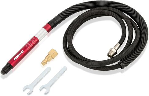 مطحنة هواء صغيرة من نيكو 10649A | سعة 1/8 بوصة (3 مم) | نوع القلم الرصاص | 54,000 دورة في الدقيقة | لتنظيف القوالب، والدوارات، وألواح الدعم، ووسادات الفرامل، والحوامل، وما إلى ذلك (عبوة من 40 قطعة) in Kuwait