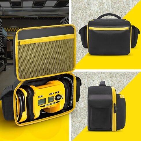 Air Compressor Bag for DEWALT 20V MAX Tire Inflator DCC020IB with Cordless Tools Storage Holder and 2 Pack Battery Pocket (Bag Only) in Saudi Arabia