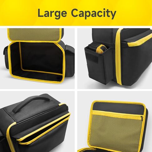 Air Compressor Bag for DEWALT 20V MAX Tire Inflator DCC020IB with Cordless Tools Storage Holder and 2 Pack Battery Pocket (Bag Only) in Saudi Arabia