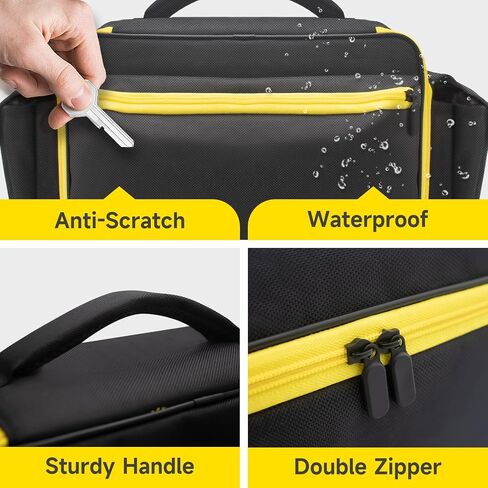 Air Compressor Bag for DEWALT 20V MAX Tire Inflator DCC020IB with Cordless Tools Storage Holder and 2 Pack Battery Pocket (Bag Only) in Saudi Arabia