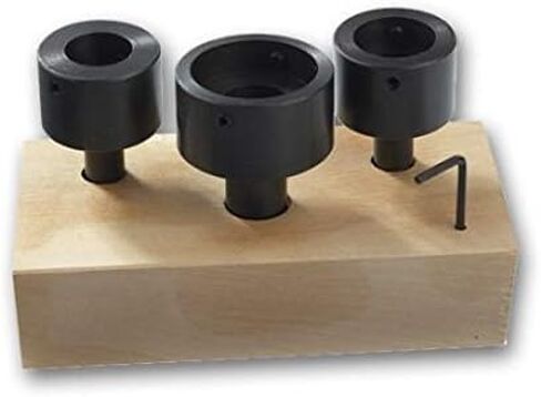Lathe Floating Die Holder 3 Piece Set 13/16" + 1" + 1.1/2" - New Set with Wooden Stand in Saudi Arabia