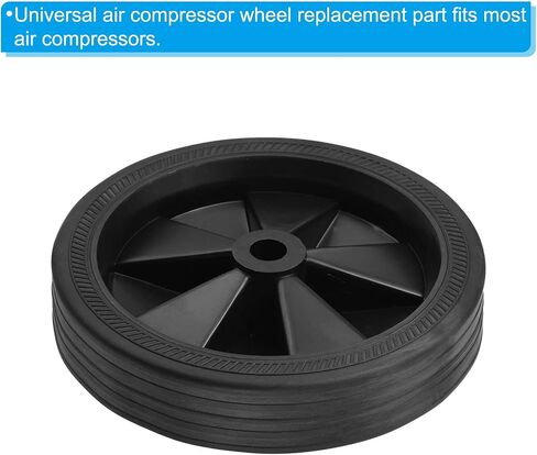 PATIKIL 5.8" Air Compressor Wheels, Universal Air Compressor Wheel Replacement Part with 0.6" Dia. Hole for Easy Mobility in Saudi Arabia