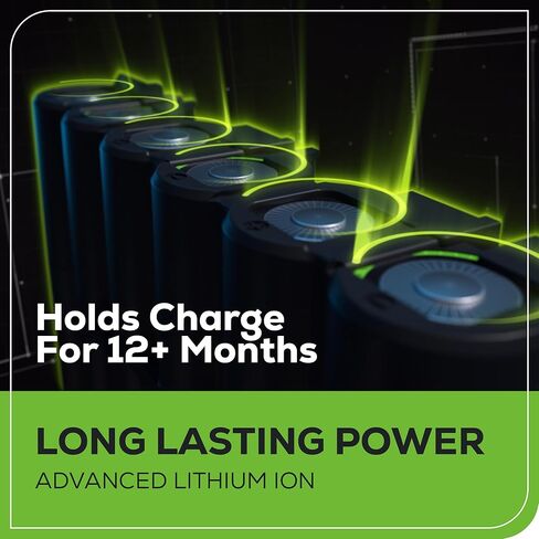 Greenworks 24V مثقاب مطرقي لاسلكي / مثقاب مع بطارية وشاحن، عزم دوران 530 رطل، ظرف بدون مفتاح 1/2 بوصة، تحكم في السرعة المتغيرة، متضمن 5 قطع مثقاب in Saudi Arabia