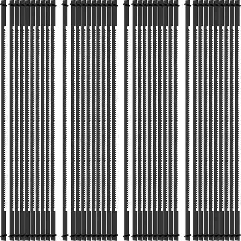 5 بوصة شفرة المنشار التمرير، 40 قطعة استبدال شفرة المنشار التمرير نهاية الدبوس 24 TPI لـ 3921 3922 SC165VS وجميع 15 بوصة و16 بوصة، SK5 شفرة منشار قطع معدنية عالية الكربون من الفولاذ للخشب والبلاستيك in Kuwait
