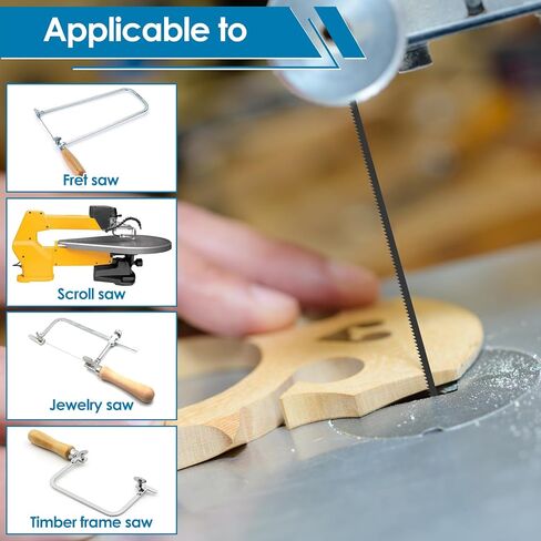 5 بوصة شفرة المنشار التمرير، 40 قطعة استبدال شفرة المنشار التمرير نهاية الدبوس 24 TPI لـ 3921 3922 SC165VS وجميع 15 بوصة و16 بوصة، SK5 شفرة منشار قطع معدنية عالية الكربون من الفولاذ للخشب والبلاستيك in Kuwait