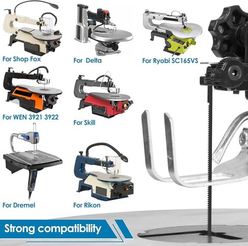 5 بوصة شفرة المنشار التمرير، 40 قطعة استبدال شفرة المنشار التمرير نهاية الدبوس 24 TPI لـ 3921 3922 SC165VS وجميع 15 بوصة و16 بوصة، SK5 شفرة منشار قطع معدنية عالية الكربون من الفولاذ للخشب والبلاستيك in Kuwait