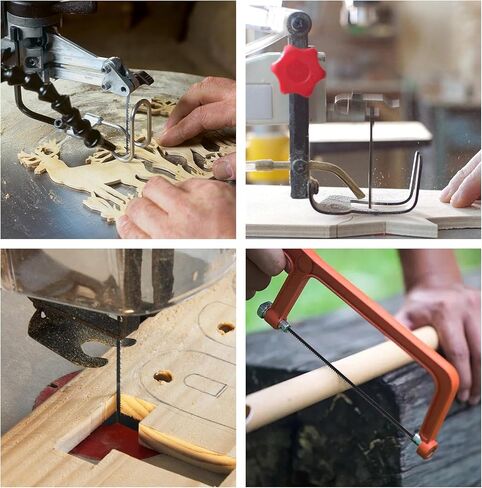 5 بوصة شفرة المنشار التمرير، 40 قطعة استبدال شفرة المنشار التمرير نهاية الدبوس 24 TPI لـ 3921 3922 SC165VS وجميع 15 بوصة و16 بوصة، SK5 شفرة منشار قطع معدنية عالية الكربون من الفولاذ للخشب والبلاستيك in Kuwait