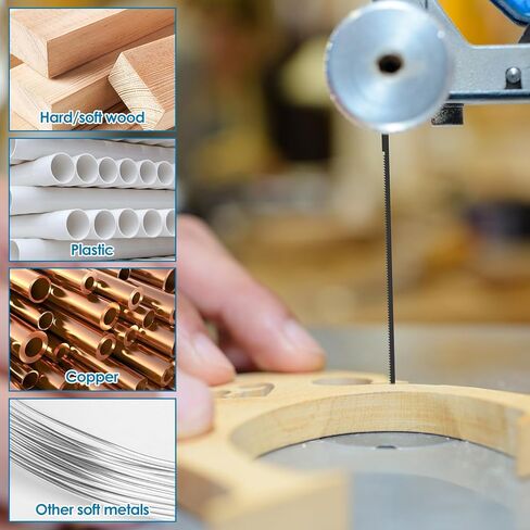 5 بوصة شفرة المنشار التمرير، 40 قطعة استبدال شفرة المنشار التمرير نهاية الدبوس 24 TPI لـ 3921 3922 SC165VS وجميع 15 بوصة و16 بوصة، SK5 شفرة منشار قطع معدنية عالية الكربون من الفولاذ للخشب والبلاستيك in Kuwait