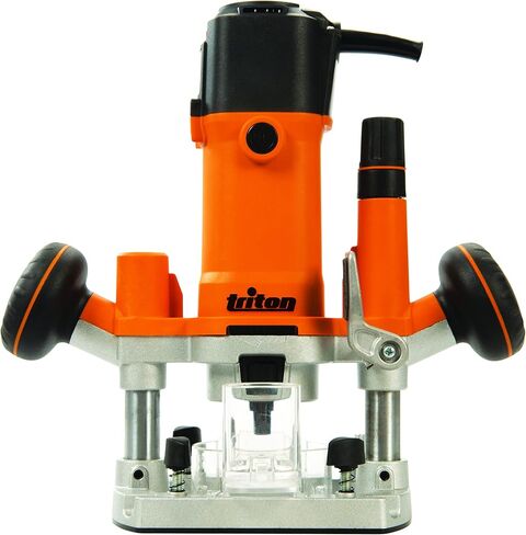 TRITON TMNRTR Compact 7.3 Amp Plunge Base Trim Router with 1.2 HP Variable Speed and 1/4" Collet, Orange in Saudi Arabia