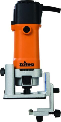 TRITON TMNRTR Compact 7.3 Amp Plunge Base Trim Router with 1.2 HP Variable Speed and 1/4" Collet, Orange in Saudi Arabia