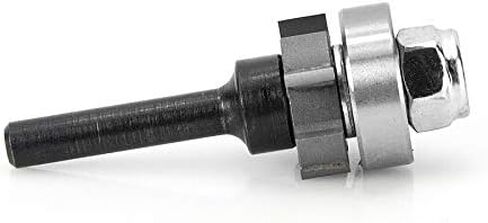 Amana Tool - 47400 Carbide Tipped 4 Wing Flush Trim Single Bevel Cutter Assembly 7/8 Dia x in Saudi Arabia