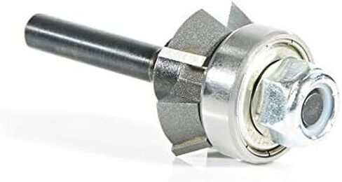 Amana Tool - 47400 Carbide Tipped 4 Wing Flush Trim Single Bevel Cutter Assembly 7/8 Dia x in Saudi Arabia