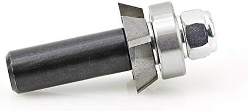 Amana Tool - 47400 Carbide Tipped 4 Wing Flush Trim Single Bevel Cutter Assembly 7/8 Dia x in Saudi Arabia