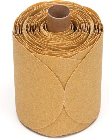 3M Stikit Gold Paper Disc Roll, 216U, 01490, 8 in, P150 grade, 125 Discs Per Roll, Automotive Abrasive Disc in Saudi Arabia