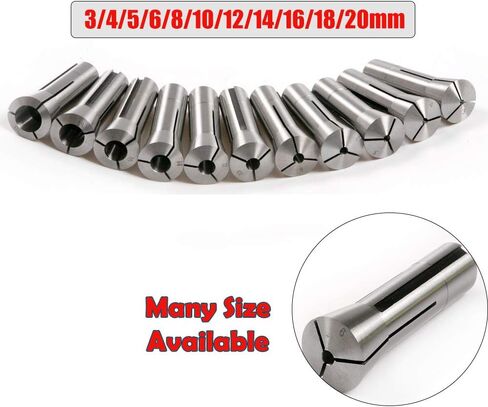 R8 3MM Spring Collets Chuck Metric Collets 7/16"-20 for Milling Lathe Tool, CNC Engraving Machine in Saudi Arabia
