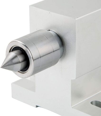 CNCTOPBAOS هوائي Tailstock متحرك أعلى كشتبان CNC حفارة رأس الفهرسة للمحور الروتاري A المحور الرابع المحور الرابع CNC جهاز التوجيه آلة Tailstock بالقطع مركز طحن مخرطة ارتفاع المركز 65 مم in Kuwait