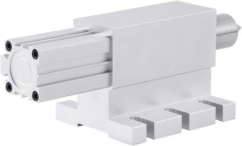 CNCTOPBAOS هوائي Tailstock متحرك أعلى كشتبان CNC حفارة رأس الفهرسة للمحور الروتاري A المحور الرابع المحور الرابع CNC جهاز التوجيه آلة Tailstock بالقطع مركز طحن مخرطة ارتفاع المركز 65 مم in Kuwait