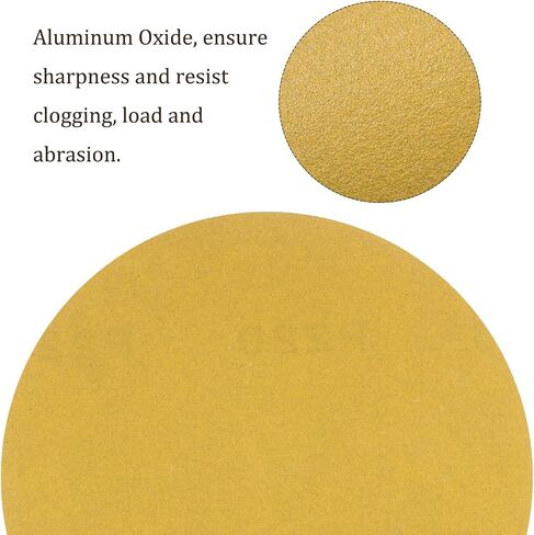 50pcs PSA Sanding Discs - [5 Inch x 180 Grit] No Hole C-Weight Self Adhesive Sticky-Back Sandpaper for Automotive Car Paint Woodworking Metal Finishing Use, Aluminum Oxide, Round in Saudi Arabia