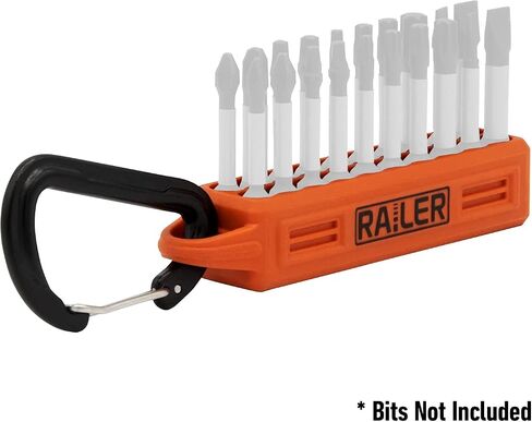 Screwdriver Bit Holder Storage Organizer – Railer 20-Hole Camo Green Bit Holder with Carabiner (2 Pack) in Saudi Arabia