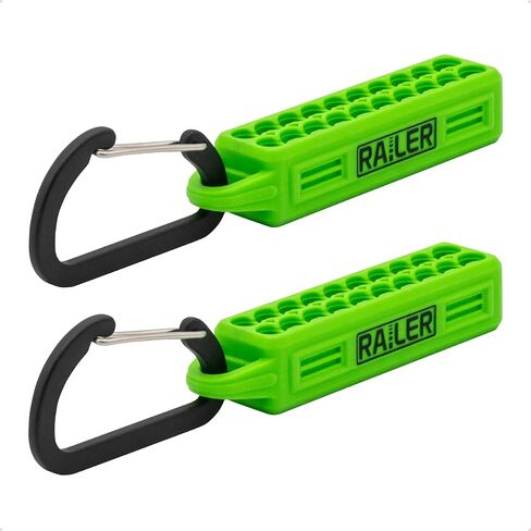 Screwdriver Bit Holder Storage Organizer – Railer 20-Hole Camo Green Bit Holder with Carabiner (2 Pack) in Saudi Arabia