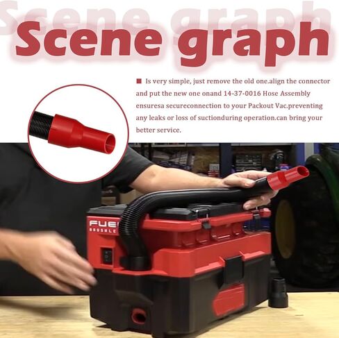 14-37-0105 مكنسة كهربائية استخراج الغبار خرطوم محول موصل يناسب ميلووكي 14-37-0160 فراغ مجمع الغبار خرطوم in Kuwait