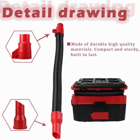 14-37-0105 مكنسة كهربائية استخراج الغبار خرطوم محول موصل يناسب ميلووكي 14-37-0160 فراغ مجمع الغبار خرطوم in Kuwait