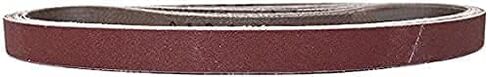 STARCKE Premium 1/2" x 18" Ceramic Cloth Narrow Sanding Air File Belts - for Metal, Car Restoration and Composites (10 Pack, 40 Grit) in Saudi Arabia
