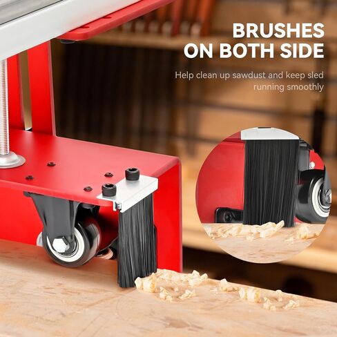 Router Sled for Woodworking for Slabs - 60 inches Router Sled for Flattening Slabs- Slab Guide Jig for Woodworking with Locking Function, Portable and Adjustable in Saudi Arabia