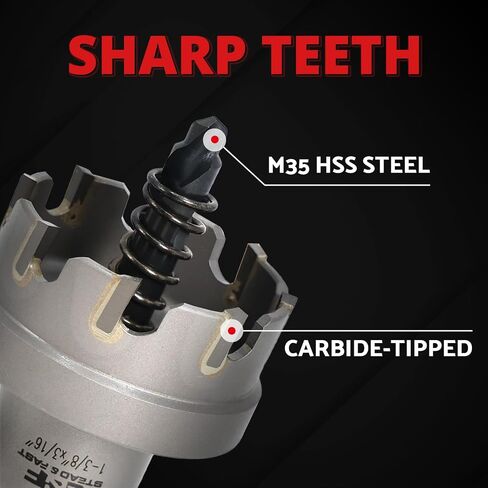 S&F STEAD & FAST Pilot Hole Drill Bit, 2 Pack | Replacement Pilot Bit for Carbide Hole Saw in Saudi Arabia