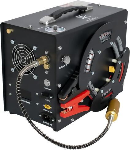TUXING PCP Air Compressor,4500Psi 30Mpa High Pressure Air Pump, Built-in DC12V/AC120V Power Converter,Auto-Stop,Paintball and Scuba Tank Compressor in Saudi Arabia