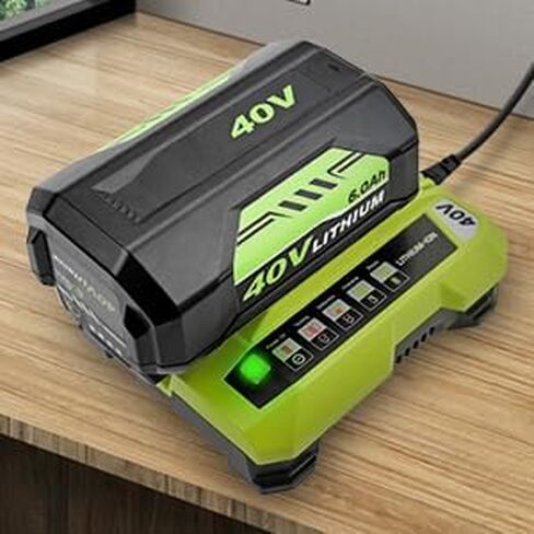 OHYES BAT OP401 40V شاحن ليثيوم أيون سريع متوافق مع بطارية ليثيوم أيون Ryobi 40V OP4015 OP4026 OP4026A OP4030 OP4040 OP4050 OP4050A OP4060 OP40261 OP40301 OP40401 OP40501 OP40601 OP 401 in Kuwait