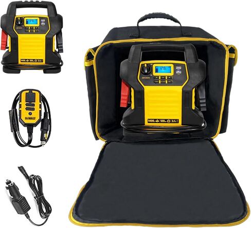 حقيبة حمل لمحطة الطاقة المحمولة DEWALT DXAEJ14 - متوافقة مع ضاغط الهواء والشاحن وملحقات العاكس (الجراب فقط) استبدال الغلاف in Saudi Arabia